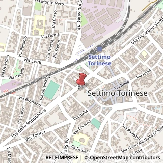 Mappa Via Cavour, 25, 10036 Settimo Torinese, Torino (Piemonte)