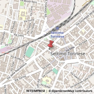 Mappa Via F. D. Roosevelt, 8, 10036 Settimo Torinese, Torino (Piemonte)