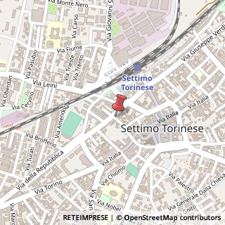 Mappa Via Franklin Delano Roosevelt, 10, 10036 Settimo Torinese TO, Italia, 10036 Settimo Torinese, Torino (Piemonte)