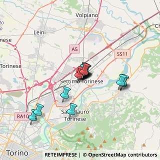 Mappa Via Rosselli, 10036 Settimo Torinese TO, Italia (2.29813)