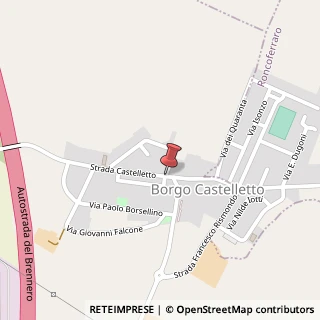 Mappa Strada Castelletto, 16/C, 46100 Mantova, Mantova (Lombardia)