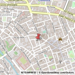 Mappa Via Sigismondo Trecchi, 20, 26100 Cremona, Cremona (Lombardia)