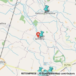 Mappa Via Sartirana, 27020 Semiana PV, Italia (4.205)