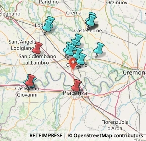 Mappa 26862, 26865 Guardamiglio LO, Italia (13.8555)