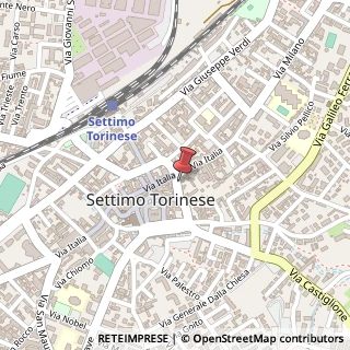 Mappa Via Italia, 66/a, 10036 Settimo Torinese, Torino (Piemonte)