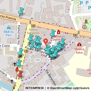 Mappa Piazza Europa, 10059 Susa TO, Italia (0.01538)