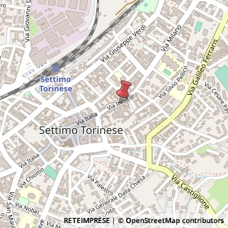 Mappa Via Italia, 80, 10036 Settimo Torinese, Torino (Piemonte)