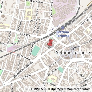 Mappa Via Cavour, 20F, 10036 Settimo Torinese, Torino (Piemonte)