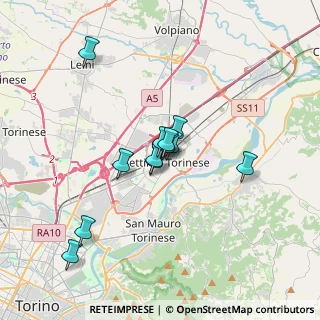 Mappa Via Regina Pacis, 10036 Settimo Torinese TO, Italia (2.63167)