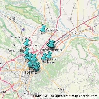 Mappa Via Regina Pacis, 10036 Settimo Torinese TO, Italia (6.8235)