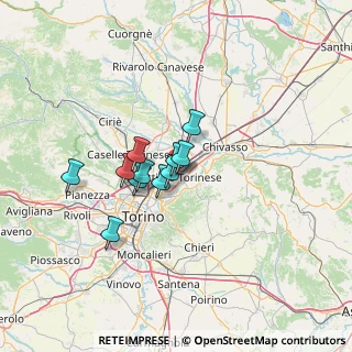 Mappa Via Regina Pacis, 10036 Settimo Torinese TO, Italia (8.70455)