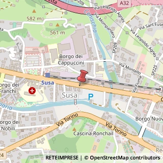 Mappa Corso Stati Uniti, 72, 10059 Susa, Torino (Piemonte)