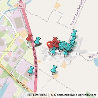 Mappa Strada Castelletto, 46100 Formigosa MN, Italia (0.33913)