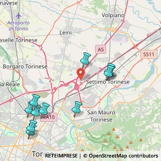 Mappa Settimo Cielo Retail Park, 10036 Settimo Torinese TO, Italia (5.08364)