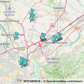 Mappa Settimo Cielo Retail Park, 10036 Settimo Torinese TO, Italia (3.9925)