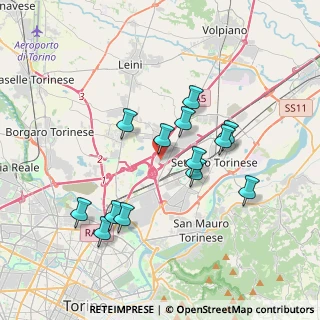 Mappa Settimo Cielo Retail Park, 10036 Settimo Torinese TO, Italia (3.37231)