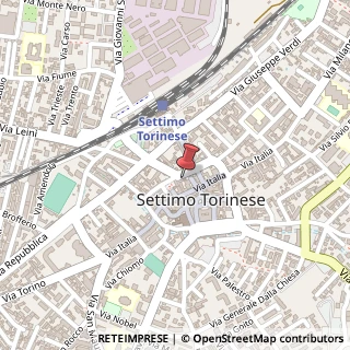 Mappa Via G. Mazzini, 12, 10036 Settimo Torinese, Torino (Piemonte)