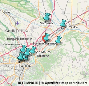 Mappa Via Orsola Rossi Maffiotti, 10036 Settimo Torinese TO, Italia (8.01143)