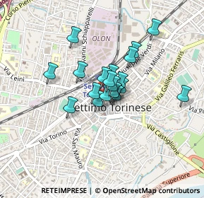 Mappa Via Orsola Rossi Maffiotti, 10036 Settimo Torinese TO, Italia (0.267)