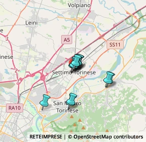 Mappa Via Orsola Rossi Maffiotti, 10036 Settimo Torinese TO, Italia (1.93417)