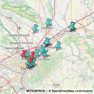 Mappa Via Pietro Maroncelli, 10036 Settimo Torinese TO, Italia (7.6065)