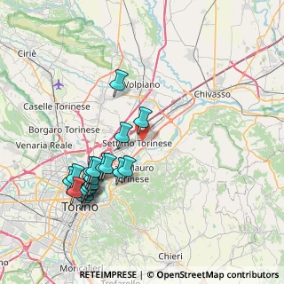 Mappa Via Pietro Maroncelli, 10036 Settimo Torinese TO, Italia (8.2535)