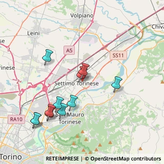Mappa Via Pietro Maroncelli, 10036 Settimo Torinese TO, Italia (4.17)