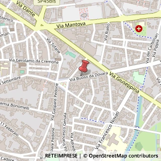 Mappa Via Buoso da Dovara, 8, 26100 Cremona, Cremona (Lombardia)