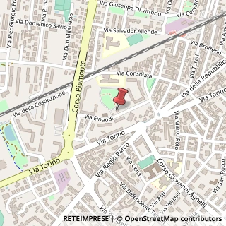 Mappa Via Luigi Einaudi, 6, 10036 Settimo Torinese, Torino (Piemonte)