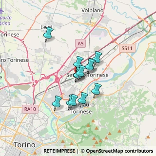 Mappa Via Luigi Einaudi, 10036 Settimo Torinese TO, Italia (2.31)