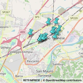 Mappa Via Luigi Einaudi, 10036 Settimo Torinese TO, Italia (0.98786)