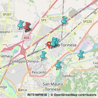 Mappa Via Luigi Einaudi, 10036 Settimo Torinese TO, Italia (1.82636)
