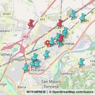 Mappa Via Luigi Einaudi, 10036 Settimo Torinese TO, Italia (2.01625)