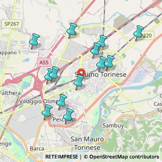 Mappa Via Luigi Einaudi, 10036 Settimo Torinese TO, Italia (1.99846)