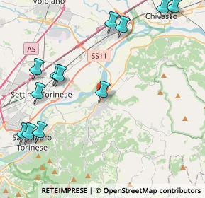 Mappa Via Sobrero, 10090 Gassino Torinese TO, Italia (5.33333)