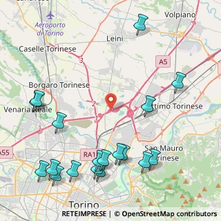 Mappa A55, 10071 Borgaro torinese TO, Italia (5.6)