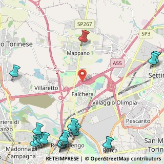Mappa A55, 10071 Borgaro torinese TO, Italia (3.679)