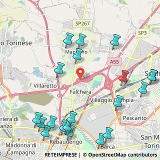 Mappa A55, 10071 Borgaro torinese TO, Italia (2.8885)