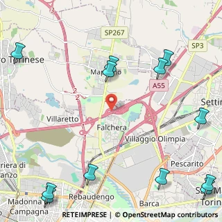Mappa A55, 10071 Borgaro torinese TO, Italia (3.35917)
