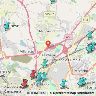 Mappa A55, 10071 Borgaro torinese TO, Italia (3.72556)