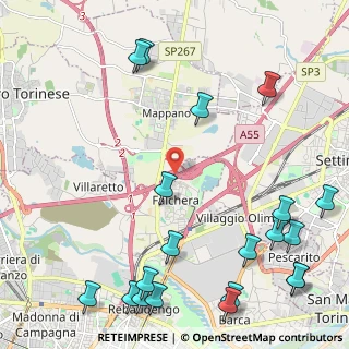 Mappa A55, 10071 Borgaro torinese TO, Italia (3.138)
