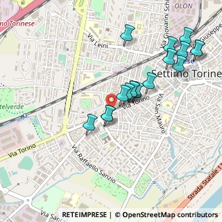 Mappa Via Fermi Enrico, 10036 Settimo Torinese TO, Italia (0.48294)
