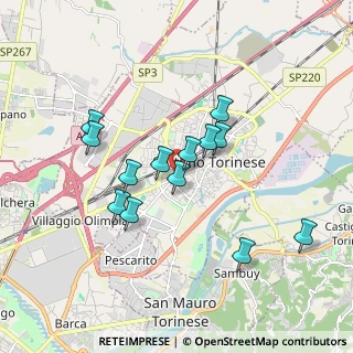 Mappa Via Fermi Enrico, 10036 Settimo Torinese TO, Italia (1.57538)