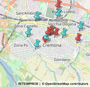 Mappa Via Sofonisba Anguissola, 26100 Cremona CR, Italia (0.80231)