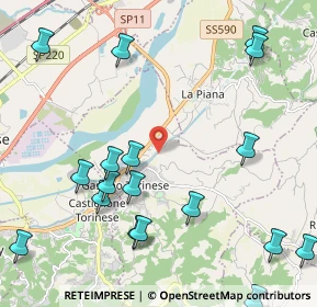 Mappa Strada Cerreto, 10090 Gassino Torinese TO, Italia (2.916)