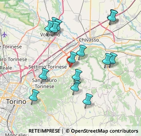 Mappa Strada Cerreto, 10090 Gassino Torinese TO, Italia (7.82067)