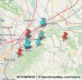 Mappa Strada Cerreto, 10090 Gassino Torinese TO, Italia (5.81273)