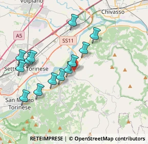 Mappa Strada Cerreto, 10090 Gassino Torinese TO, Italia (3.78077)