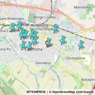 Mappa Piazza 4 Novembre, 26100 Cremona CR, Italia (1.00643)