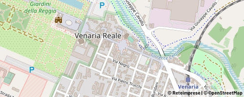 Mappa Venaria Reale